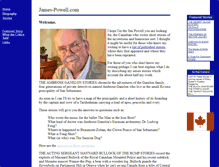 Tablet Screenshot of james-powell.com